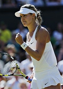 Wimbledon finalist Eugenie Bouchard: 'I'll try to make my own history'