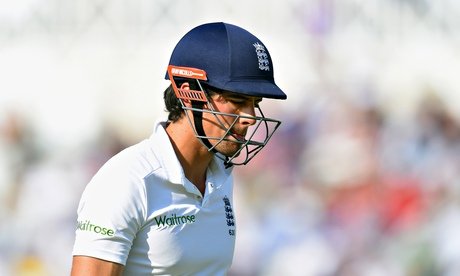 Alastair Cook ‘just in one of those places’ after disaster day against India