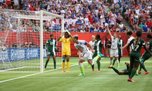 Women's World Cup 2015: Abby Wambach fires USA through and sends Nigeria packing