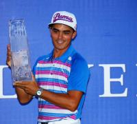 Rickie Fowler holds his nerve to win play-off at Players Championship